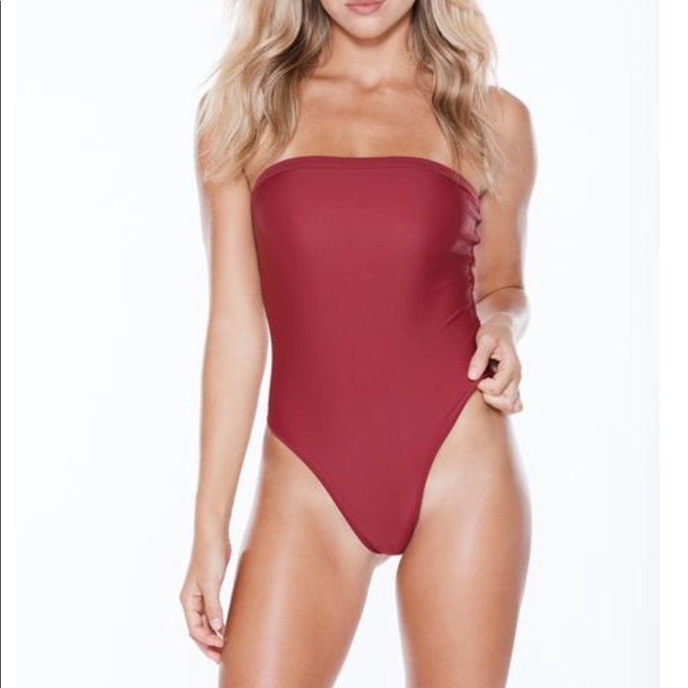 MGS Mary Grace swimwear Sweets one piece strapless